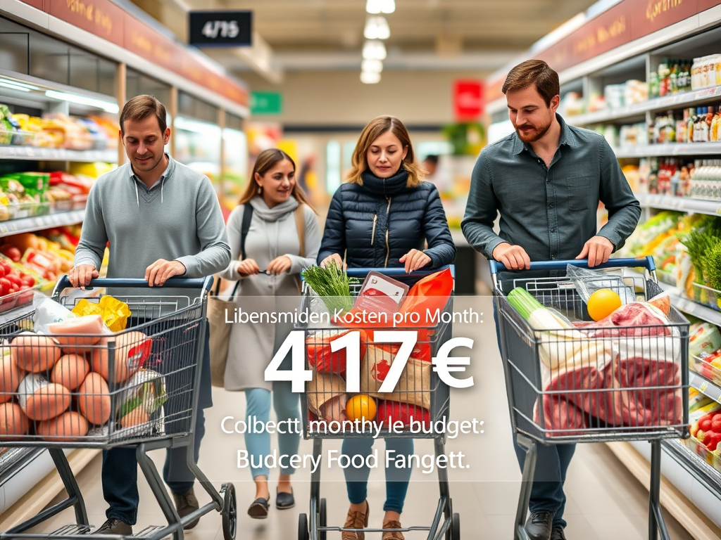 Lebensmittel Kosten pro Monat: Realistische Budgetplanung für deutsche Haushalte 2025