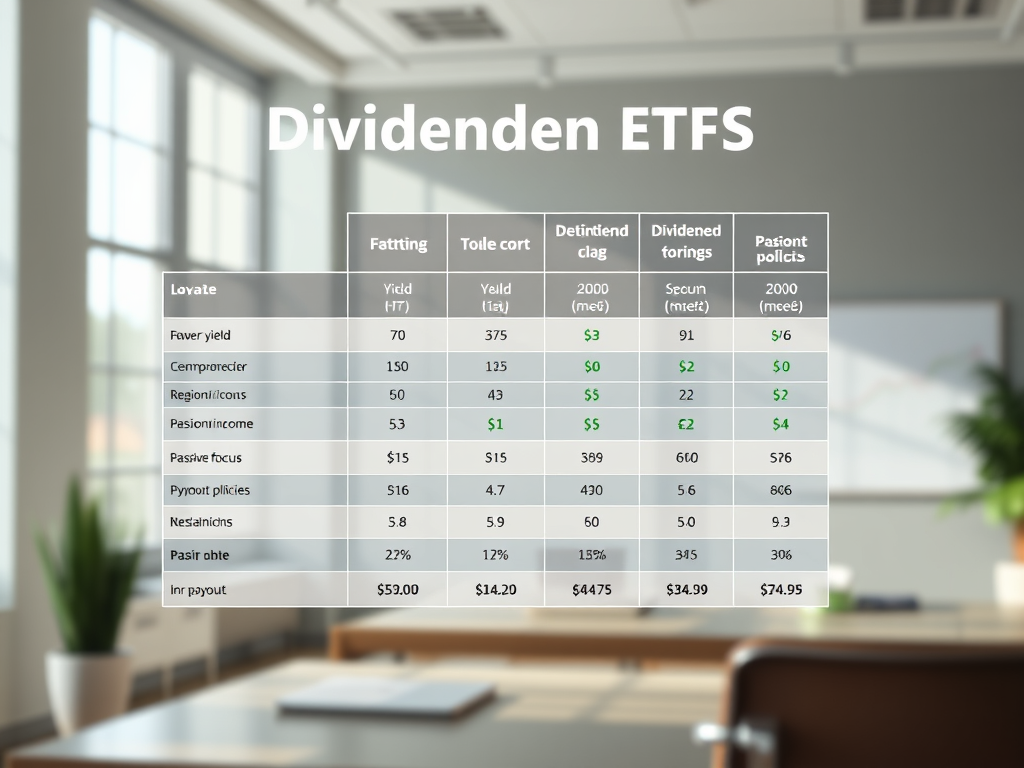 Dividenden ETF Vergleich: Die Besten Ausschüttenden Fonds Für Passive Einkommen 2025